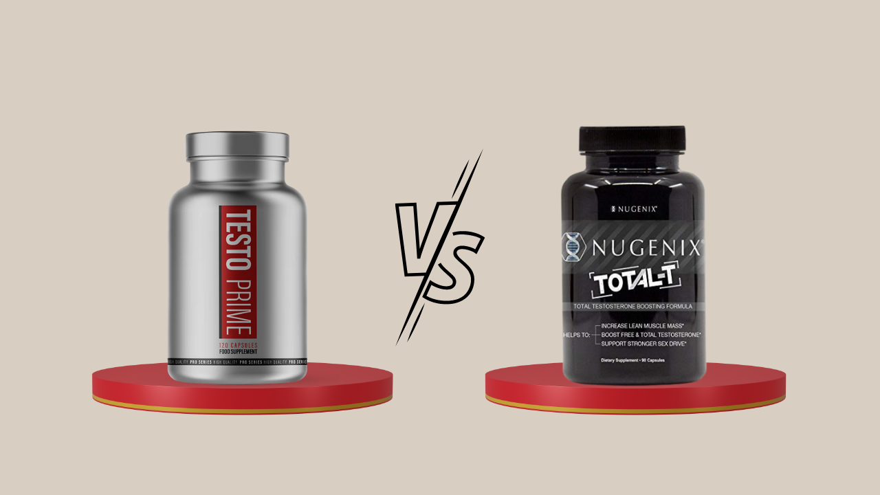 TestoPrime vs Nugenix Total T Side-by-Side Comparison
