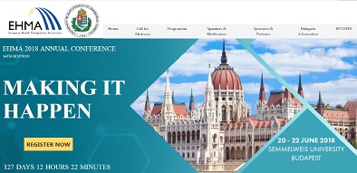 34th European Health Management Association (EHMA) 2018 annual conference