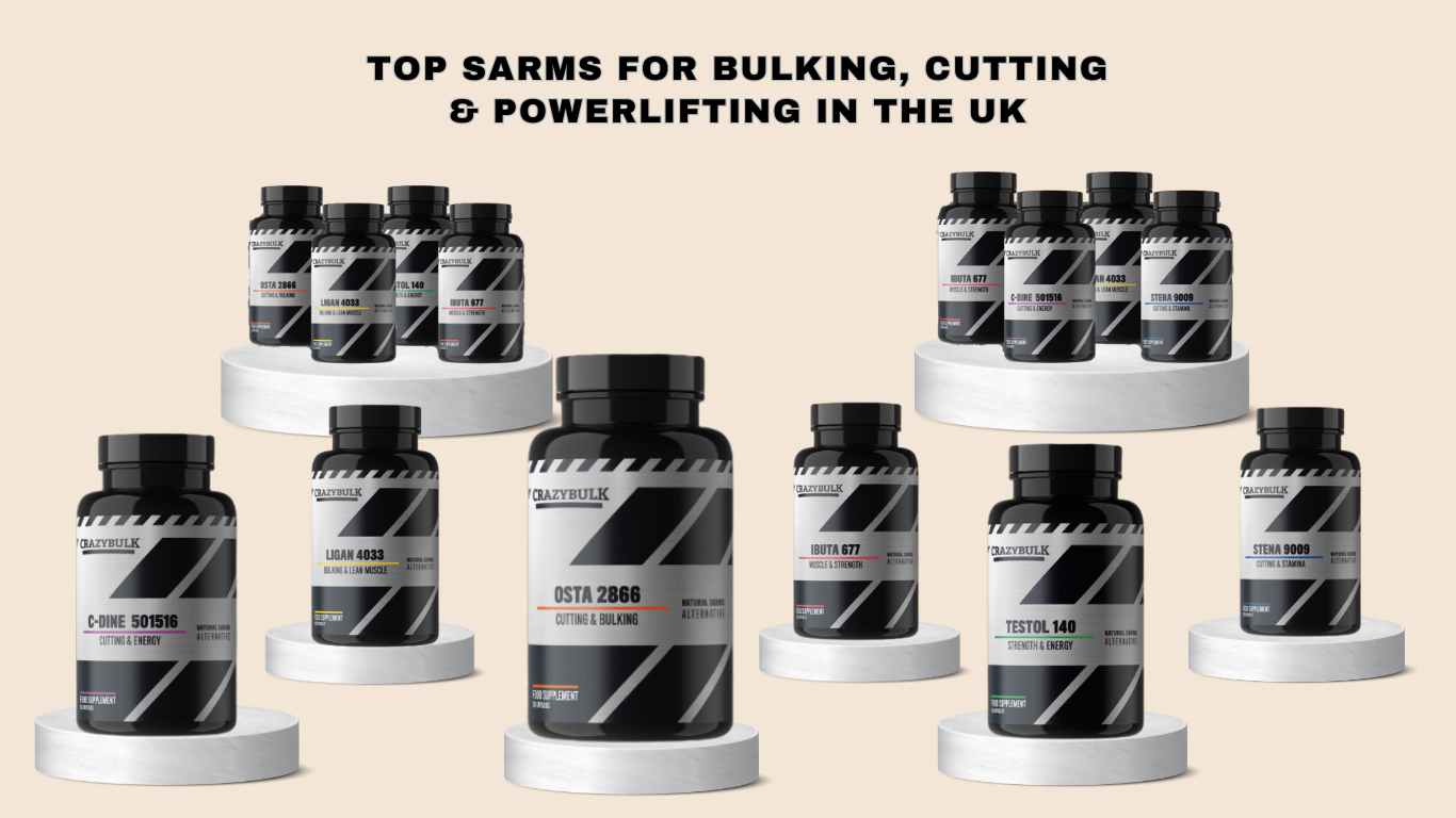 Top SARMs For Bulking, Cutting & PowerLifting In The UK