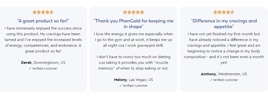 Ozempic Alternative 6 Week Weight Loss Plan Results PhenGold Customer Reviews